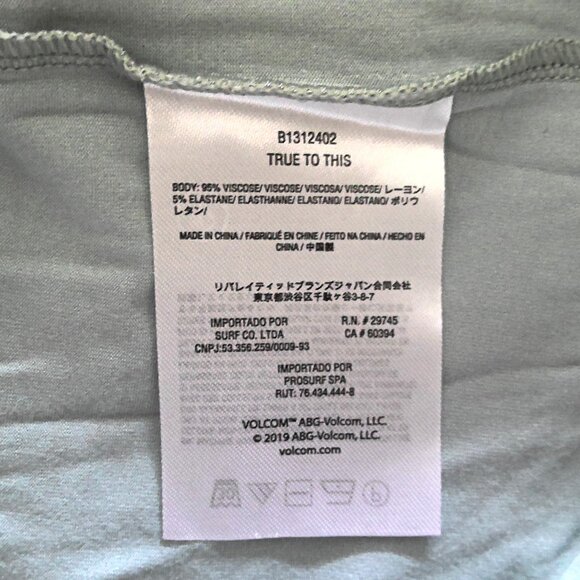 Volcom True to This Maxi Dress Sleeveless Bodycon Seafoam Stretch Cutout EUC  S - Picture 6 of 6